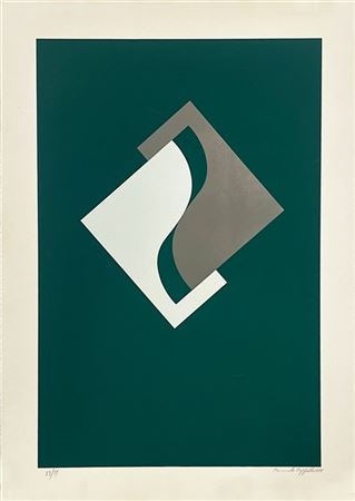 Carmelo Cappello "Senza titolo" 1975
serigrafia a colori
cm 70x50
firmata, datat