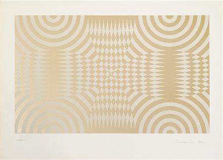 LEONILDE CARABBA "Senza titolo" 1973
serigrafia a colori
cm 50x70
firmata, datat