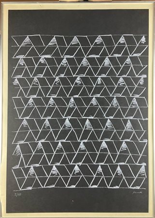 Carla Accardi "Senza titolo" 
litografia
cm 68x48
firmata e numerata I/XXX, Ediz