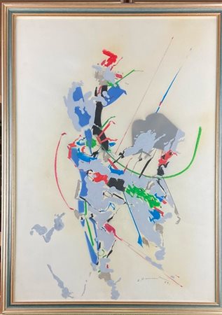 Edoardo Franceschini "Senza titolo" 1984
tecnica mista su carta
cm 69x49
firmata