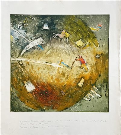 Davide Antolini (Attr.)
Tre acqueforti - prove di stampa con ritocchi a tempera