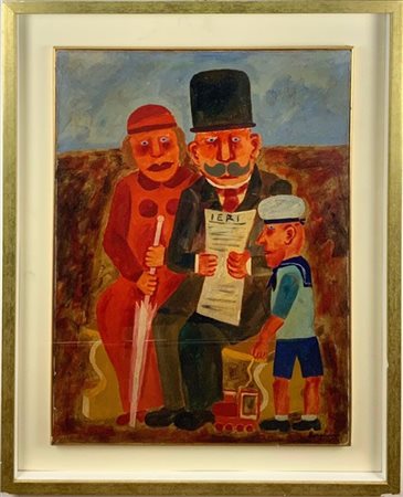 Franz Borghese "Senza titolo" 
olio su tela
cm 70x50
Firmato in basso a destra