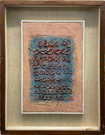 Arturo Carmassi "Senza titolo" 1959
olio su tela
cm 30x20
firmato e datato in ba