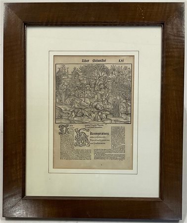 Xilografia del Liber Secundus de "Le Georgiche" di Virgilio, secolo XVI
(mm 270