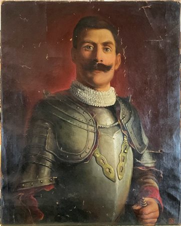 Ignoto del secolo XX

"Ritrattto di gentiluomo in armatura" 
olio su tela (cm 5