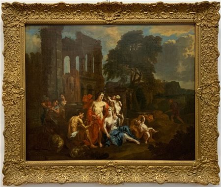 Ignoto

Antico dipinto raffigurante "Apollo e Artemide"
olio su tela (cm 65,5x8