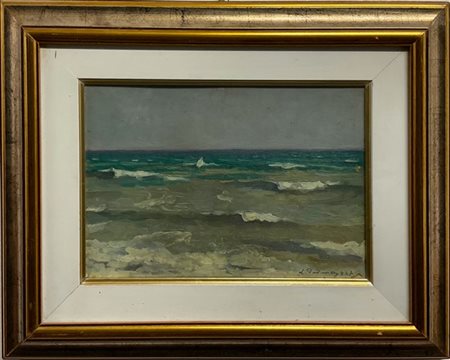 Leonardo Dudreville "Vento" 1927
olio su compensato (cm 20x28)
Firmato e datato