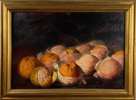 Augusto Antonio Ferri "Composizione con arance" 
olio su tela (cm 38x56)
Firmato