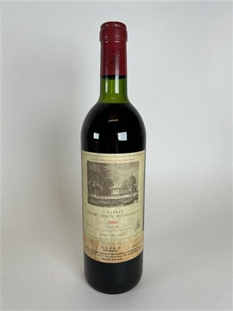 Château Duhart-Milon-Rothschild
Pauillac, Grand Cru Classè, 1982 
l. 0,75
(dife