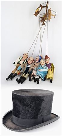 Lotto composto da un antico mezzo cilindro marcato Attilio Viarani Torino e cin