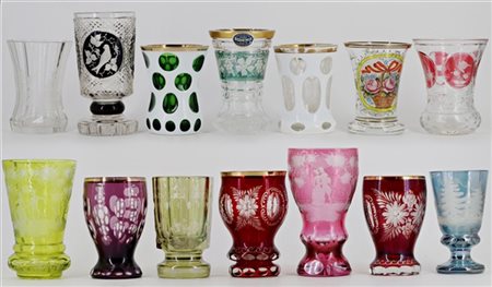 Manifattura diverse, secolo XIX-XX. Lotto composto da quattordici differenti bi