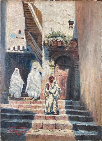 Ignoto della seconda metà del secolo XIX

"Scena orientalista" Rue de Chameau,