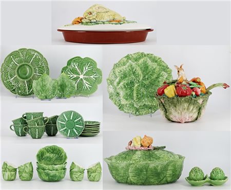 Manifatture diverse, secolo XX. Lotto composto da diversi oggetti da tavola in