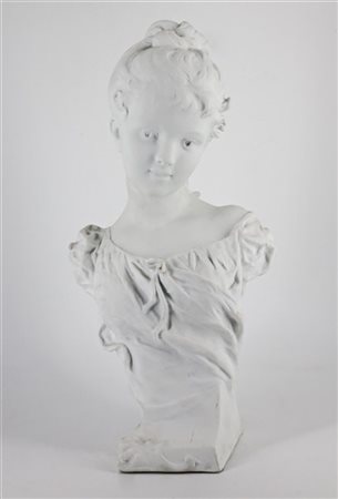 Manifattura francese, inizio secolo XX, da Hippolyte Moreau (1832-1927) 
Busto