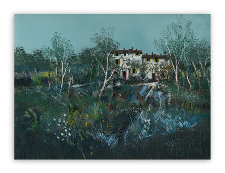 GIULIO SCAPATICCI (1933-2006) - Cascina in Versilia, 1969
