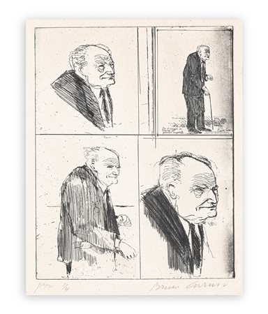 BRUNO CARUSO (1927-2018) - Giuseppe Ungaretti