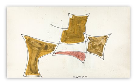 COSTANTINO GUENZI (1926-1989) - Senza Titolo, 1964