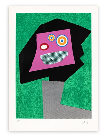 ENRICO BAJ (1927-2003) - Personaggio, 1969