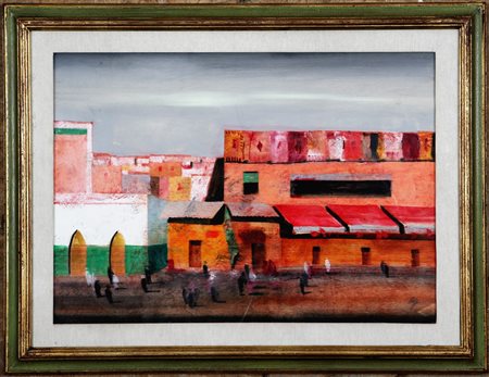 Firmato in basso a destra. Autentica dellà¬artista su fotografia. Al retro...