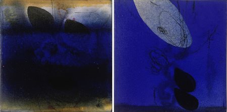 Autentica dell'artista su fotografia. Al retro firma, anno e titolo.