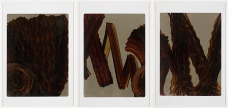 Pezzo unico composto da tre opere in sequenza incorniciate separatamente....