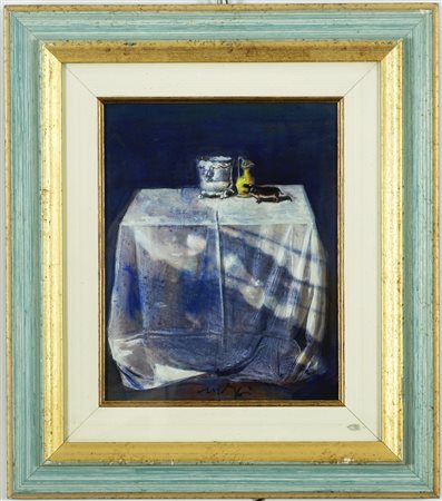 Firmato in basso al centro. Autentica dell'artista su fotografia. Certificato...