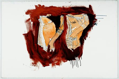 Firma in basso a sinistra. Opra archiviata presso "Archivio Mario Schifano" ,...