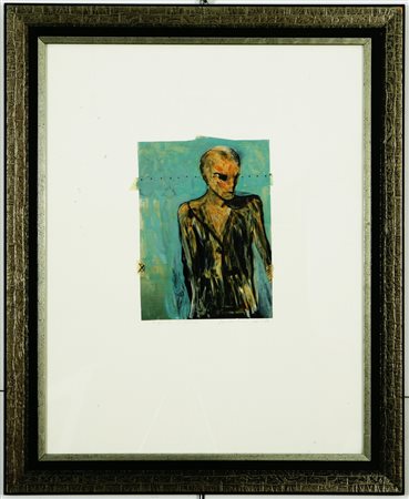 Titolo, firma e anno in basso a matita. Certificato d'autenticità e...