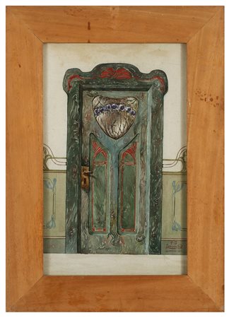 Firma e data in basso a destra. Cornice presente.