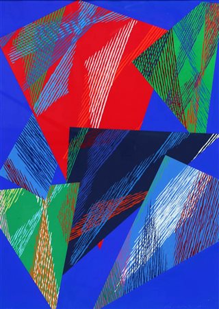 PIERO DORAZIO 1927 - 2005 Senza titolo, 1991 Collage di carte serigrafiche su...