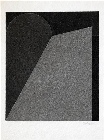 GIUSEPPE UNCINI 1928 - 2008 Senza titolo (Dimore), 1985 Tecnica mista su...