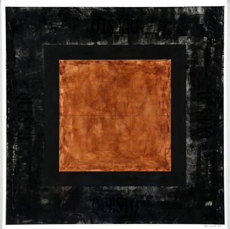 FABIO PELOSO 1955 " Questo ", 1998 Tecnica mista su carta, cm. 50 x 50...