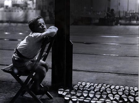 MARIO DE BIASI 1923 " Napoli ", 1954 Stampa ai sali d'argento (stampa...