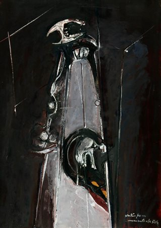 FRANCO FRANCESE 1920 - 1996 " Notte stellata, monumento alle stelle ", 1969...