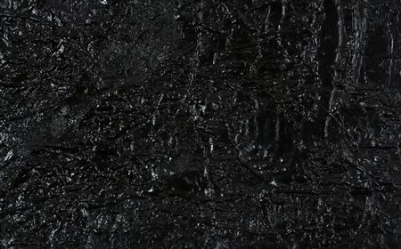 FRANCO BEMPORAD 1926 - 1989 " Nero catrame ", 1957 Catrame e stracci su...