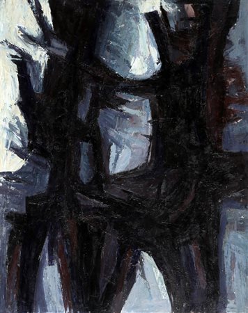 GUALTIERO NATIVI 1921 - 1999 " Studio per il grande viaggio ", 1960 Smalti su...