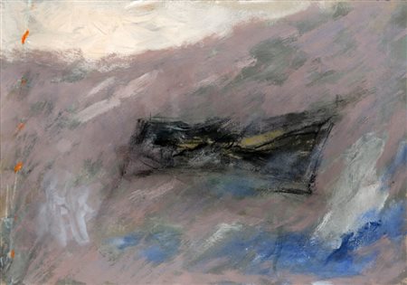 MARIO RACITI 1934 " Mistero ", 1995 Tecnica mista su cartone, cm. 25 x 34,5...