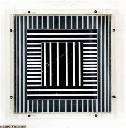 RINALDO NUZZOLESE 1918 - 1988 " Modulo 015 ", anni 70 Assemblaggio, carte...