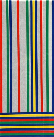 ALBANO MORANDI 1958 Senza titolo Tecnica mista su pannello, cm. 75 x 30...