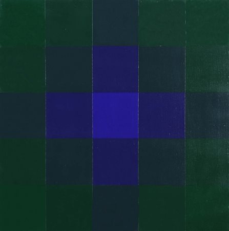 JORRIT TORNQUIST 1938 " OP. 430 C1 ", 1972 Acrilico su tela, cm. 60 x 60...