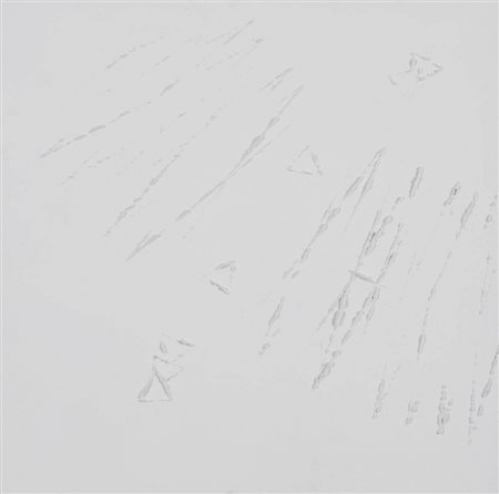 GIOVANNI FRANKO 1944 " Energia Bianca ", 2006 Tecnica mista su tela, cm. 60 x...