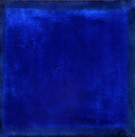 ROLF HEGETUSCH 1948 Senza titolo, 2006 Pigmenti su tela, cm. 60 x 60 Firmato...