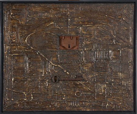 ELIO MARCHEGIANI 1929 " La chiave sbagliata, l'incomunicabilità ", 1963...