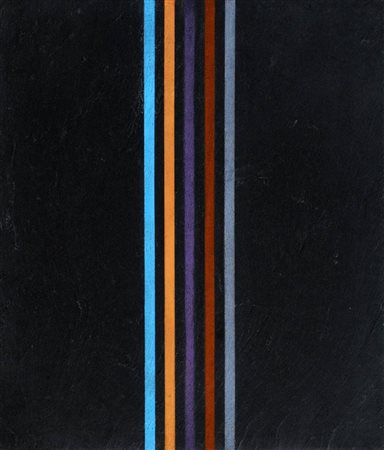 ELIO MARCHEGIANI 1929 " Grammature di colore ", 1977 Tecnica mista su tavola,...