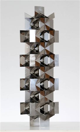 FRANCISCO SOBRINO 1932 Senza titolo, anni 70 Scultura in metallo, cm. 59,5 x...