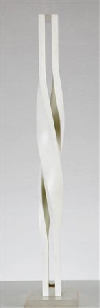 FRANCISCO SOBRINO 1932 " Torsione bianca ", 1975 Scultura in plexiglass...