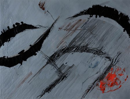 LUCIANO BARTOLINI 1948 - 1994 Senza titolo, 1983 Tecnica mista su carta, cm....