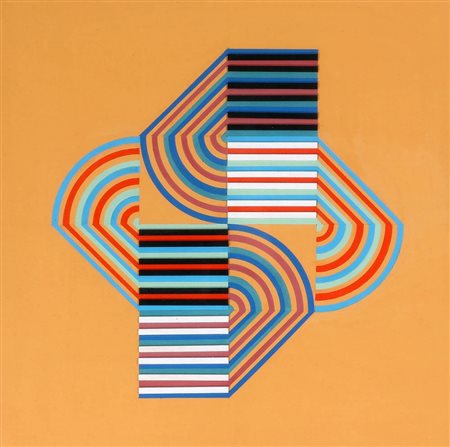 COLETTE DUPRIEZ 1945 Senza titolo, 1985 Acrilico e collage su tela, cm. 40 x...