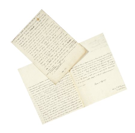 Bodoni Giambattista, Lunga lettera autografa firmata inviata a padre Paolo...