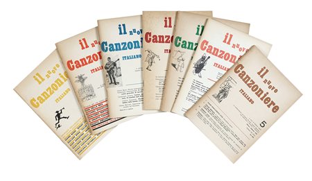 Il nuovo Canzoniere italiano. Nn. 1-8. Milano: Edizioni Del Gallo, 1963-1966....